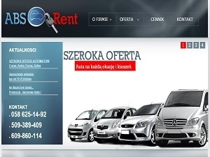 Internetowa rezerwacja pojazdów z wypożyczalni