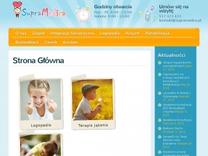SupraMedica - logopedia,  rehabilitacja, autyzm, Warszawa.